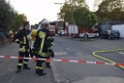 Feuer 2 Vollbrand Reihenhaus Roggendorf Berrischstr P046